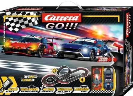 Žaislinė lenktyninė trasa Carrera GO!!! GT Powerplay 4,9 m