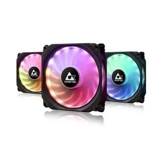 Chieftec NOVA RGB ventiliatoriai – 3 vnt. komplektas