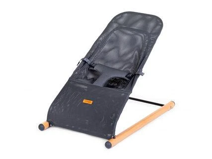 Childhome VAIKŲ NAMAI GULTUKAS EVOLUX BOUNCER NATURAL ANTHRACITE