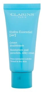 "Clarins" drėkinamasis kremas "Hydra Essentiel" (drėkina ir drėkina, šilkinis kremas) 30 ml
