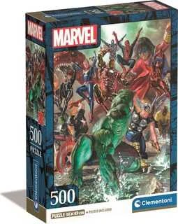 Clementoni Dėlionė 500 vnt. - Keršytojai (The Avengers)