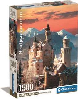 Clementoni Dėlionė 1500 vnt. - Noišvanšteinas