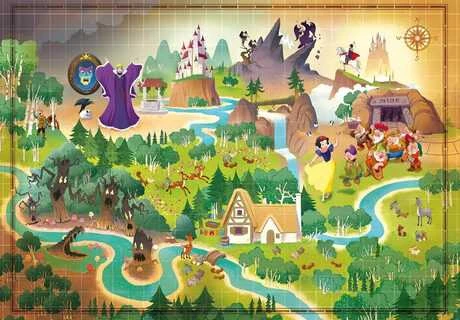 Clementoni Dėlionė 1000 vnt. - Disney Snieguolė
