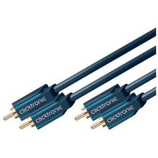 Clicktronic 70379, 2 RCA į 2 RCA, atsitiktinis stereo garso laidas, 2 m Clicktronic