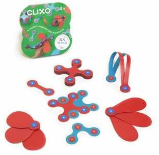 Magnetinis konstruktorius Clixo Itsy Pack F/T, 18 d.