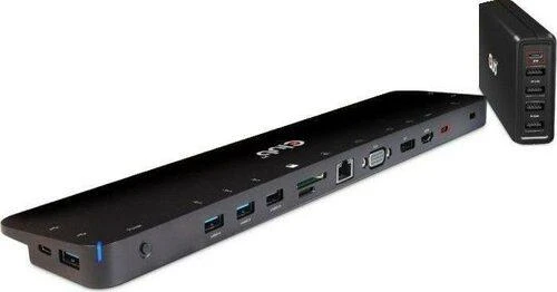 Club 3D Doko stotelė CLUB3D CSV-1564W100 USB 3.2 Gen 1 (3.1 Gen 1) Type-C Juodas