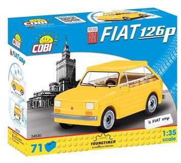 Cobi Klocki 71 detalės lenkiški „Fiat 126p“ konstruktoriai