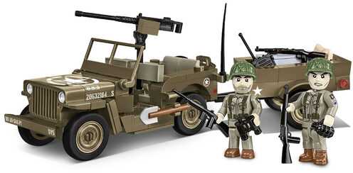 Cobi Istorinė kolekcija Willys MB ir priekaba