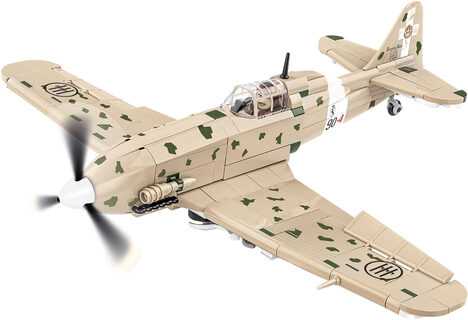 Maketas - COBI - Macchi C.202 'Folgore' - 576 dalys - Plastikas - Renkama pačiam