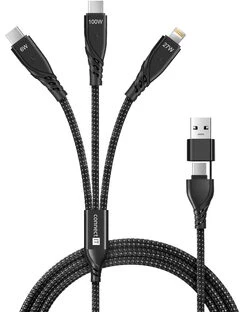 Kabelis USB Connect IT USB-C - Lightning 1.25 m Juodas (CCA-2320-BK)