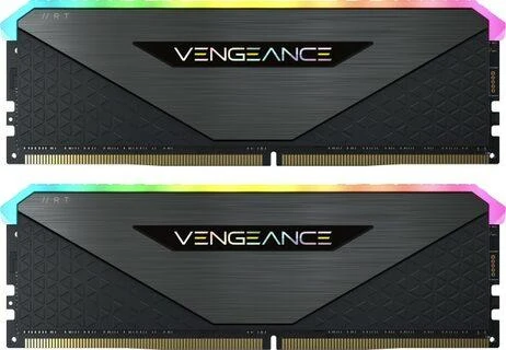 RAM Corsair Vengeance RGB RT atmintis, DDR4, 16 GB, 3200MHz, CL16 (CMN16GX4M2Z3200C16)