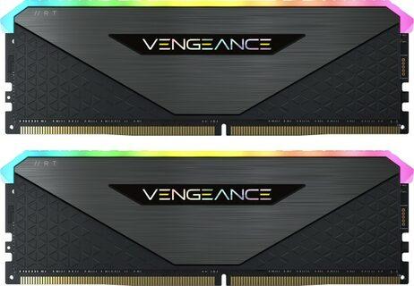 RAM Corsair Vengeance RGB RT Juodas 32GB Kit (2x16GB) DDR4-3200 CL16 DIMM atmintis