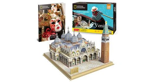 CUBICFUN 3D dėlionė iš serijos „National Geographic“ - „Šv. Marko aikštė“
