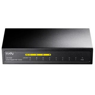 Šakotuvas Komutatorius - Cudy GS1008PS2 Nevaldomas Gigabit PoE Juodas
