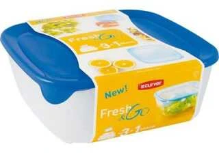 Šaldytuvo indų rinkinys Curver Fresh&Go, 3 vnt