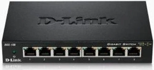 Šakotuvas SWITCH DGS-108/E 8 PRIEVADŲ D-Link