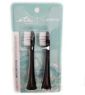 ETA | Dantų šepetėlis replacement | RegularClean ETA070790500 | Heads | Suaugusiems | Šepetėlių skaičius galvutės įeina 2 | Number of teeth brushing modes Does not apply | Juodas
