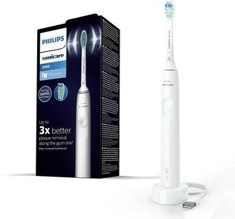 Elektrinis dantų šepetėlis Philips HX3673/13 3100 serija, Baltos spalvos