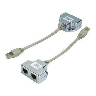 DATACOM "Y" adapter STP CAT5E PC / PC+PC