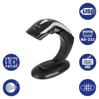 Skeneris Datalogic Heron HD3130, nešiojamas brūkšninių kodų skaitytuvas, 1D, CCD, GS1-128 (UCC/EAN-128), 270 nuskaitymų/s, laidinis