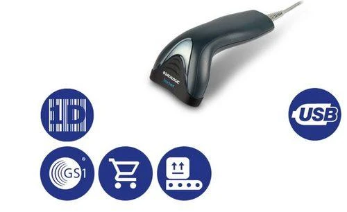 Datalogic Touch 1D skaitytuvas su techninėmis piktogramomis