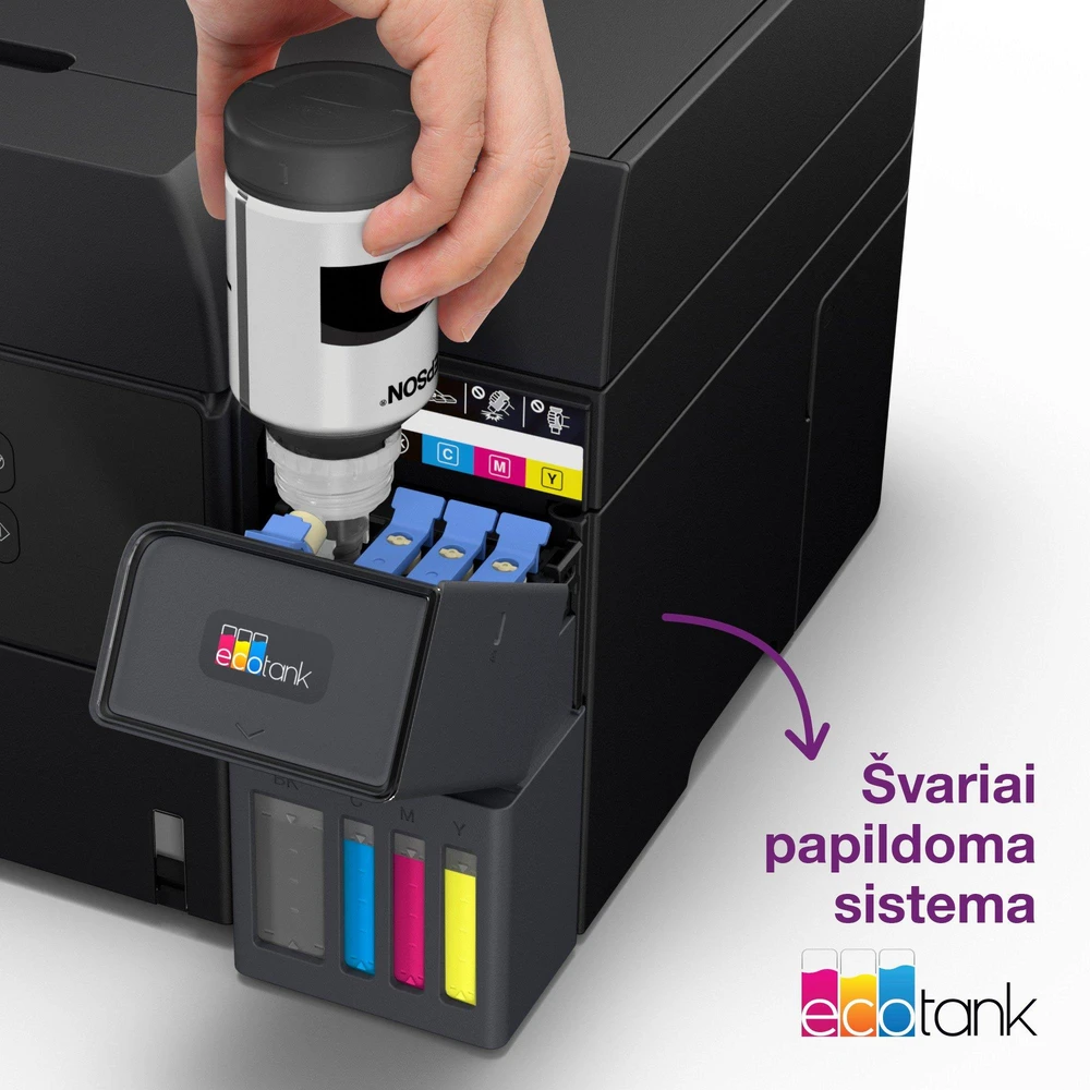 Daugiafunkcis spausdintuvas Epson EcoTank L6370 | A4 | spalvotas | Wi-Fi | Ethernet | automatinis dvipusis spausdinimas (C11CL43403)