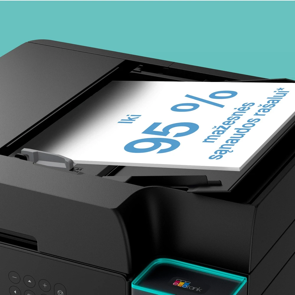 Daugiafunkcis spausdintuvas Epson EcoTank L6370 | A4 | spalvotas | Wi-Fi | Ethernet | automatinis dvipusis spausdinimas (C11CL43403)