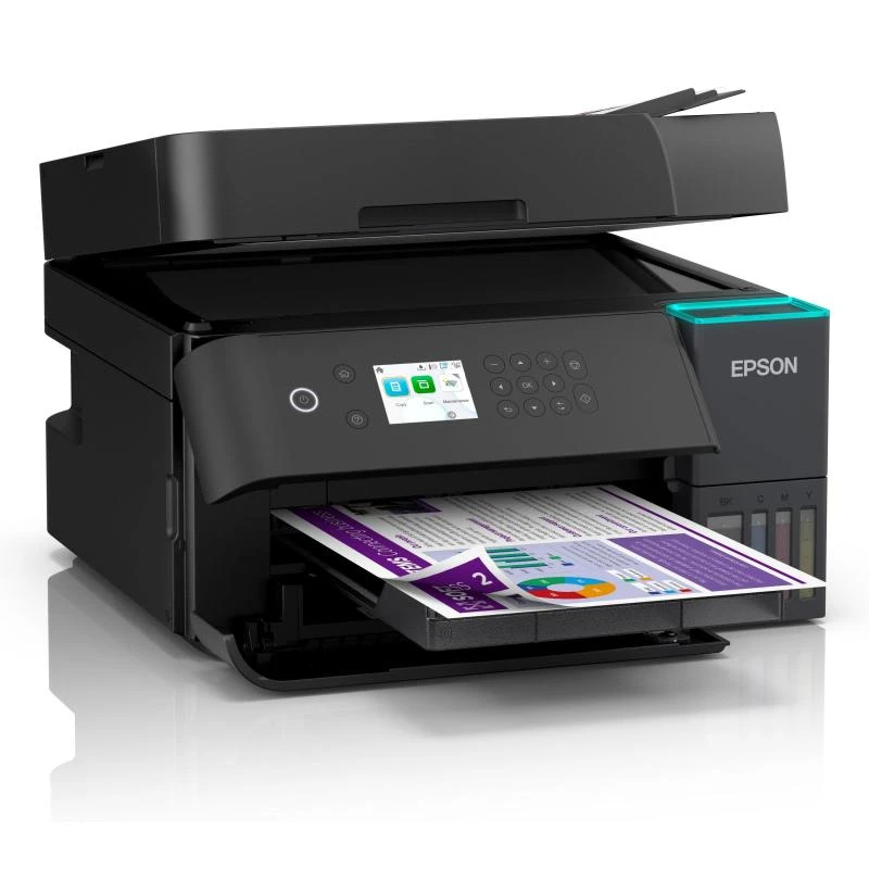Daugiafunkcis spausdintuvas Epson EcoTank L6370 | A4 | spalvotas | Wi-Fi | Ethernet | automatinis dvipusis spausdinimas (C11CL43403)