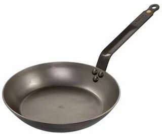 Virtuvės Įrankis - De Buyer Geležinė Indukcinė Keptuvė Mineral B 26cm Sidabrinė