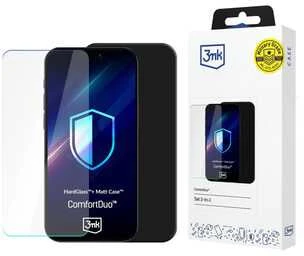 Dėklas Rinkinys 3MK Comfort Duo skirta Samsung Galaxy A36/A56 matt juodos spalvos
