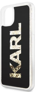 Karl Lagerfeld telefono dėklas Glitter Karl Logo iPhone 11 Pro