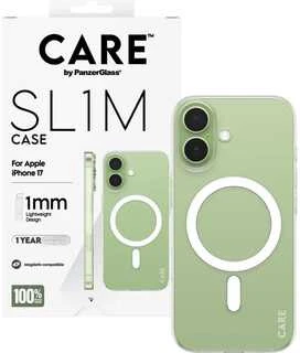 „Panzer Glass CARE by PanzerGlass SL1M MagSafe“ dėklas, skirtas „iPhone 17“ – skaidrus