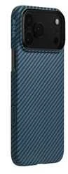 Dėklas Pitaka Ultra Slim Case Apple iPhone 17 Pro Max, mėlynas