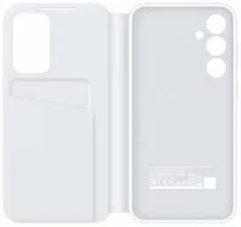 ZS711CWE Smart View piniginės dėklas Samsung Galaxy S23 FE, Baltas