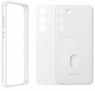 Dėklas SAMSUNG Frame Cover Galaxy S23+ EF-MS916CWEGWW Baltas