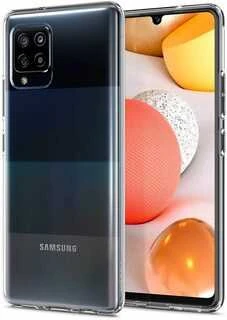 Dėklas SPIGEN SKYSTŲJŲ KRISTALŲ SAMSUNG A42 5G CLEAR