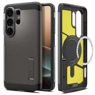 Spigen Tough Armor Mag MagSafe dėklas Samsung Galaxy S26 Ultra Gunmetal