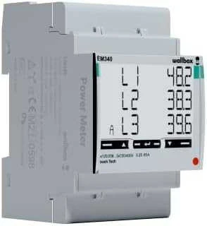 Wallbox | Galios matuoklis (3 fazių iki 65A / Carlo Gavazzi / EM340 / Carlo Gavazzi)