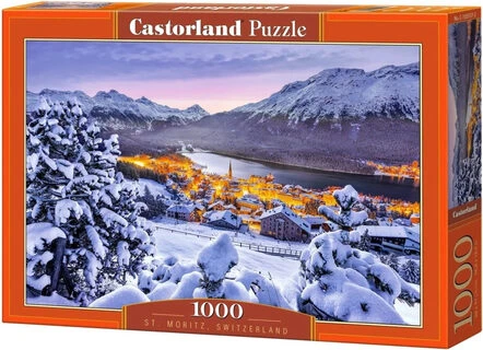 Castorland dėlionė St. Moritz, Switzerland 1000 det