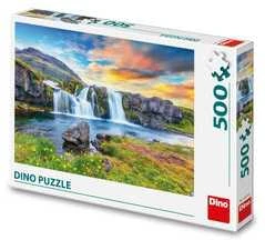 Dino Dėlionė 500 vnt. - Islandijos kriokliai