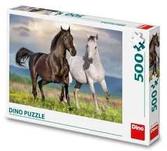 Dino Dėlionė 500 vnt. - Įsimylėję žirgai