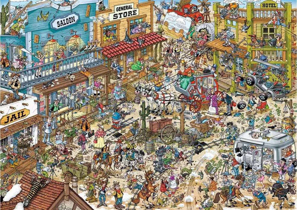 Ravensburger Dėlionė 1000 vnt. - Vesternas