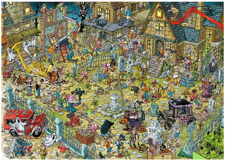Ravensburger Dėlionė 1000 vnt. - Vaiduoklių miestas