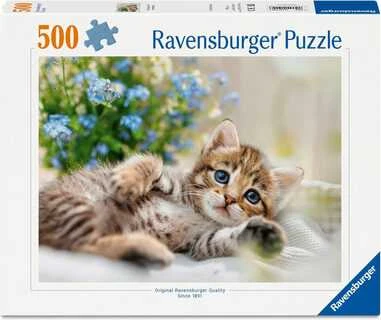 Ravensburger Dėlionė 500 vnt. - Žaismingas kačiukas