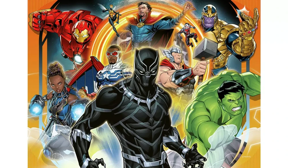 Ravensburger Dėlionė 4x100vnt. - Avengers