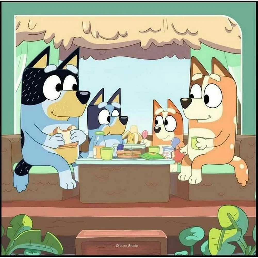 Ravensburger Dėlionė 3x49 vnt. - Bluey
