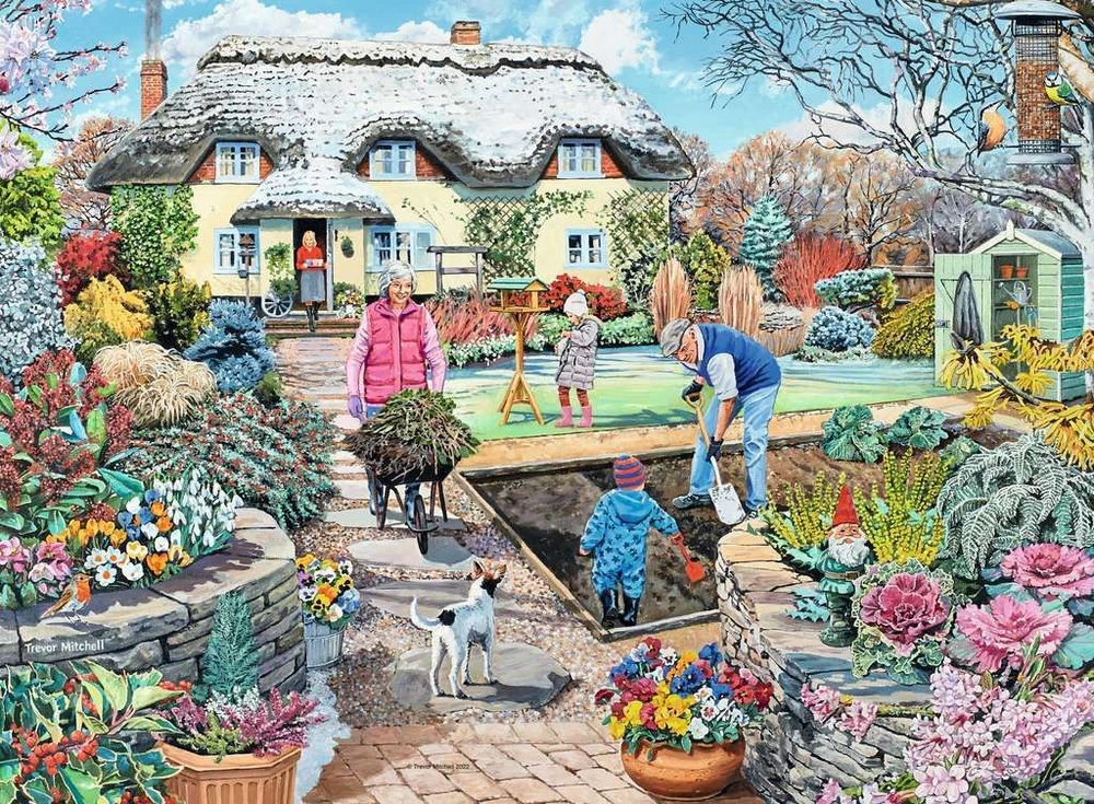 Ravensburger Dėlionė 500 vnt. - Senelio sodas