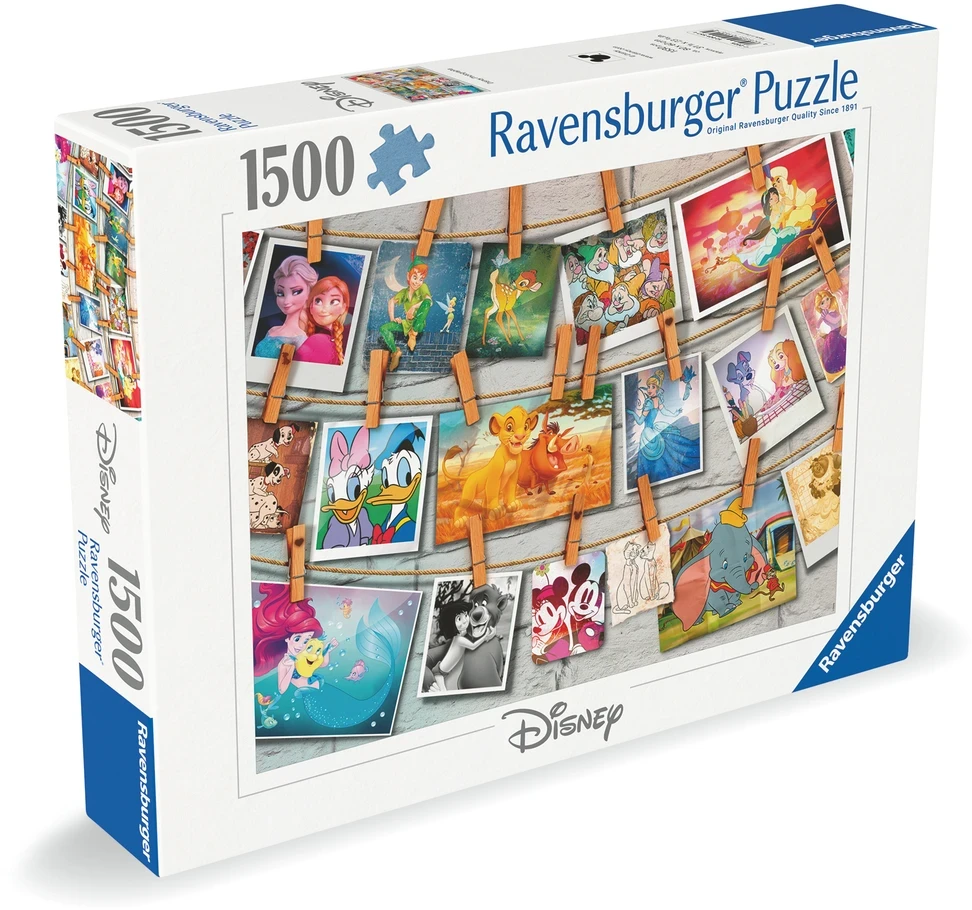 Ravensburger Dėlionė 1500 vnt. - Disney nuotraukos