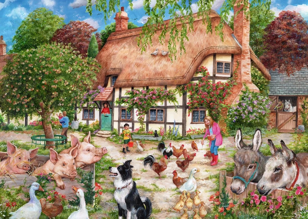 Ravensburger Dėlionė 1000 vnt. - Ūkis