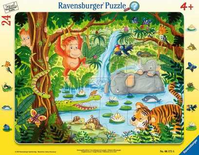 Ravensburger Dėlionė 24 vnt. - Džiunglės